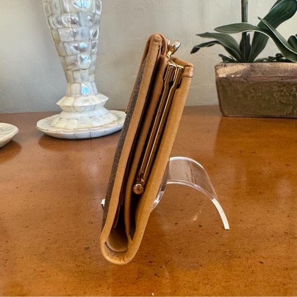 CELINE Macadam Blason Clasp Wallet Brown - Picture 4 of 13